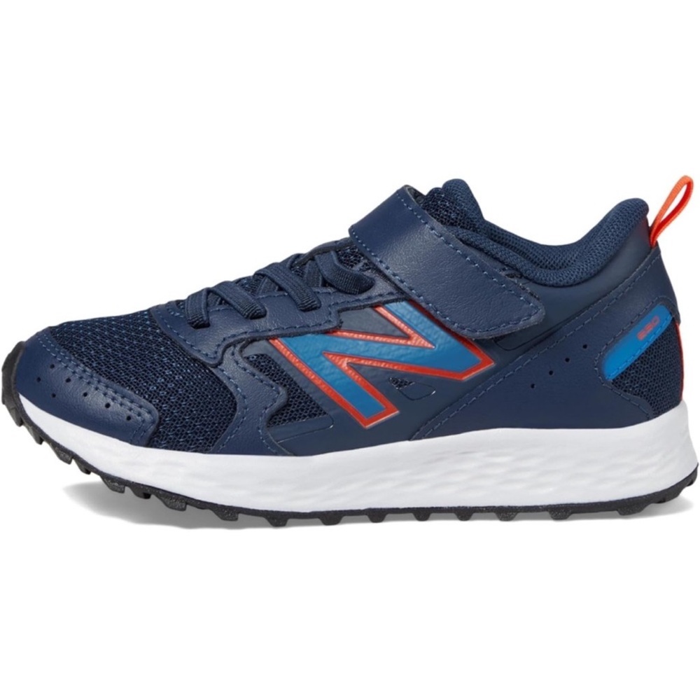New Balance Kids' Blue and Orange Sneakers